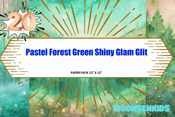 Download Top Pastel Forest Green Shiny Glam Glitter Textures Watercolor Png Kdp Digital Paper - Textures Collection