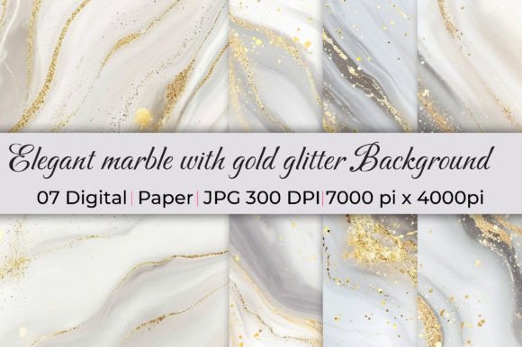 Download Elegant Marble Gold Glitter Background - Gold glitter Collection