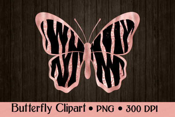 Download Butterfly Clipart Rose Gold Glitter PNG - Gold glitter Collection