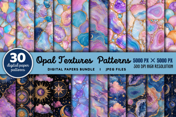 Download Opal Textures Patterns Bundle - Textures Collection
