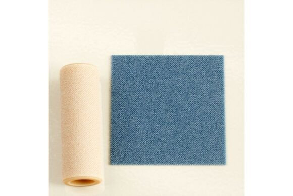 Download Realistic Denim &amp; Jeans Fabric Texture Roller - Fabric texture Collection