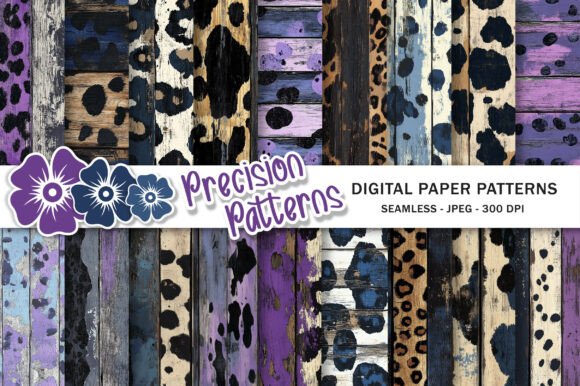 Download Shabby Chic Panther Skin Wood Textures - Textures Collection