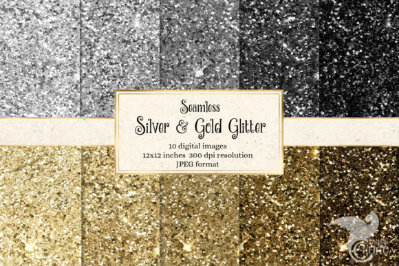 Download Silver and Gold Glitter Textures - Textures Collection