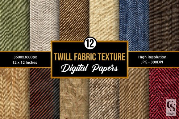Download Twill Fabric Texture Digital Papers - Fabric texture Collection