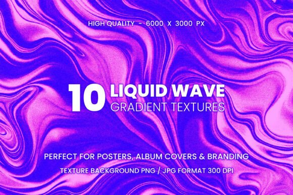 Download Liquid Wave Gradient Textures - Textures Collection