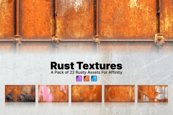 Download Affinity Assets - Rusty Textures Add-on - Textures Collection