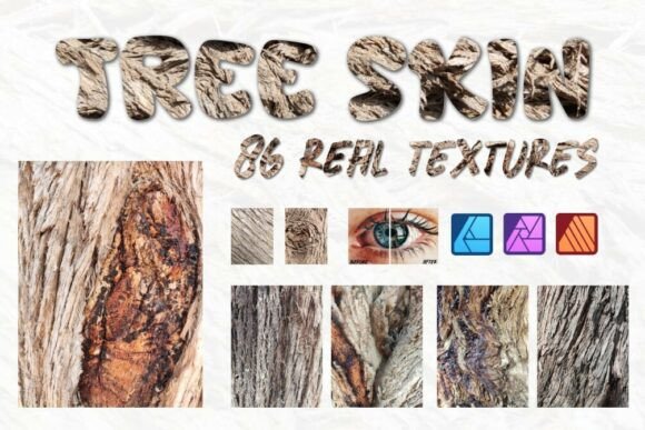 Download Tree Skin Textures Assets for Affinity - Textures Collection