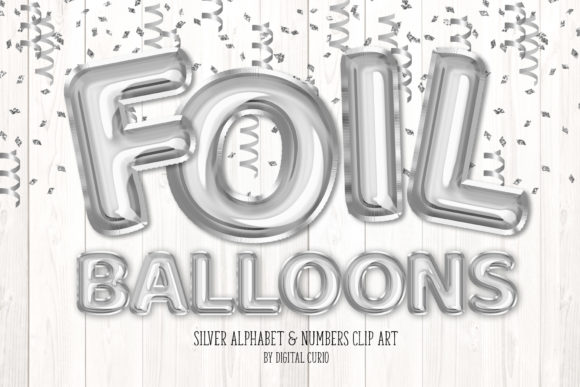 Download Silver Foil Balloon Alphabet Clipart - Premium Resources