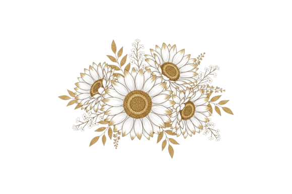 Download White Gold Glitter Decorative Floral - Gold glitter Collection