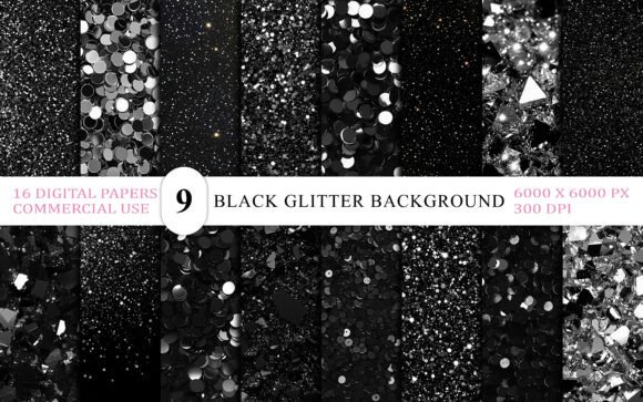 Download Black Glitter Background Textures - Textures Collection